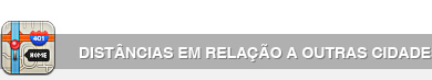 Distância em relação à outras cidades