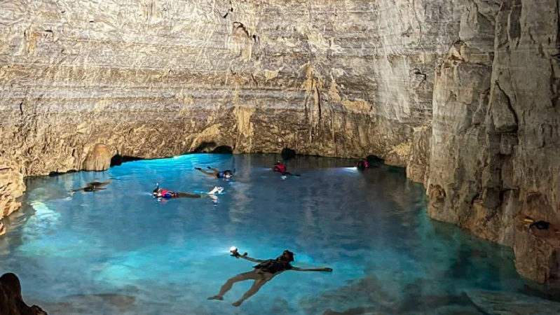 Flutuação Gruta do Mimoso - Bonito MS