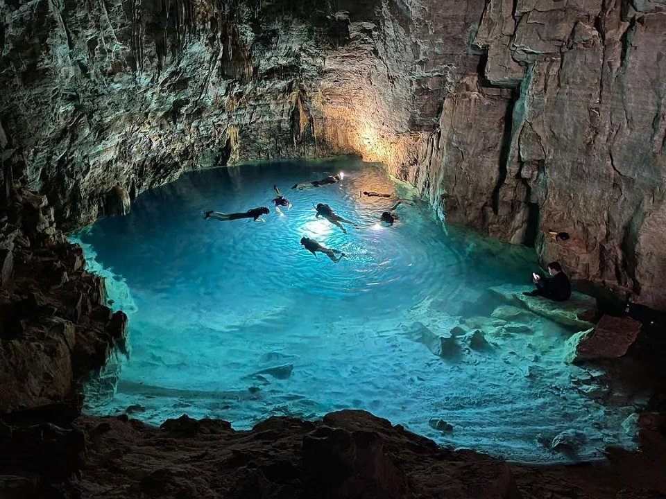 Flutuação Gruta do Mimoso - Bonito MS