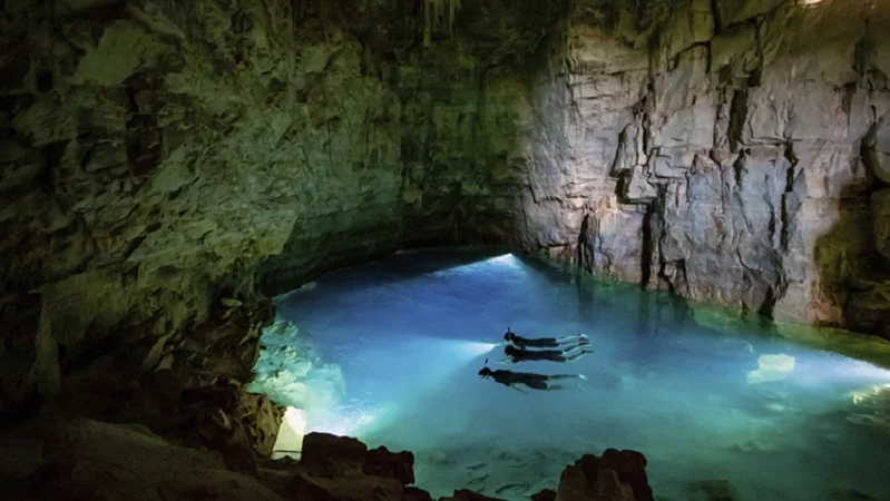 Flutuação Gruta do Mimoso - Bonito MS